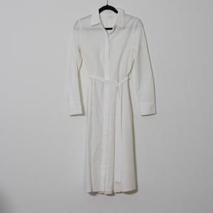 COS Modern White Long Sleeve Dress - Size 34